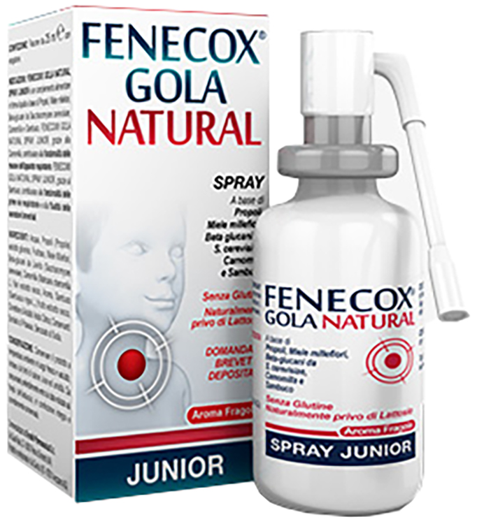 FENECOX GOLA NATURAL SPRAY JUNIOR 25 ML - Farmacia Artemisia di Montecuollo Dott. Angelo snc