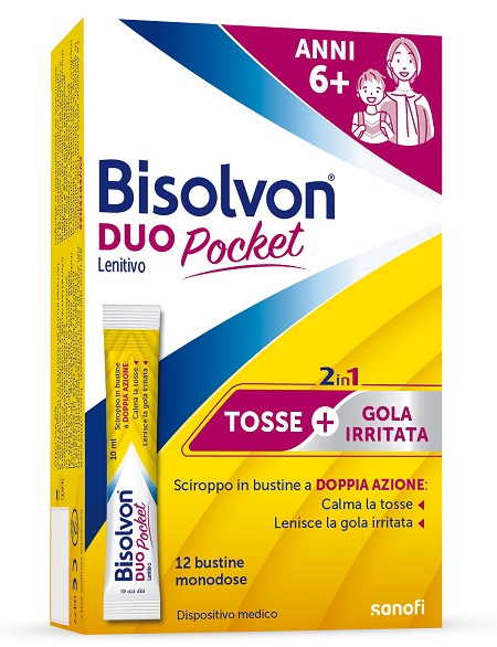 BISOLVON DUO POCKET LENITIVO NEW 12 BUSTINE - Farmacia Artemisia di Montecuollo Dott. Angelo snc
