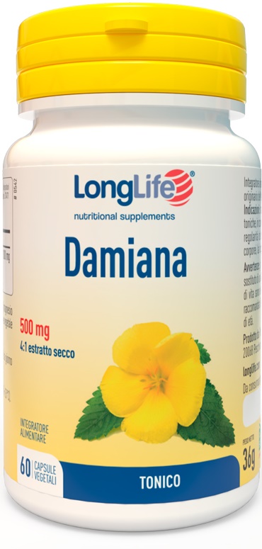 LONGLIFE DAMIANA 60 CAPSULE - Farmacia Artemisia di Montecuollo Dott. Angelo snc