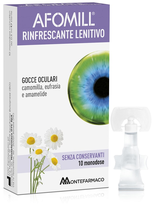 AFOMILL RINFRESCANTE SENZA CONSERVANTI 10 FIALE DA 0,5 ML - Farmacia Artemisia di Montecuollo Dott. Angelo snc