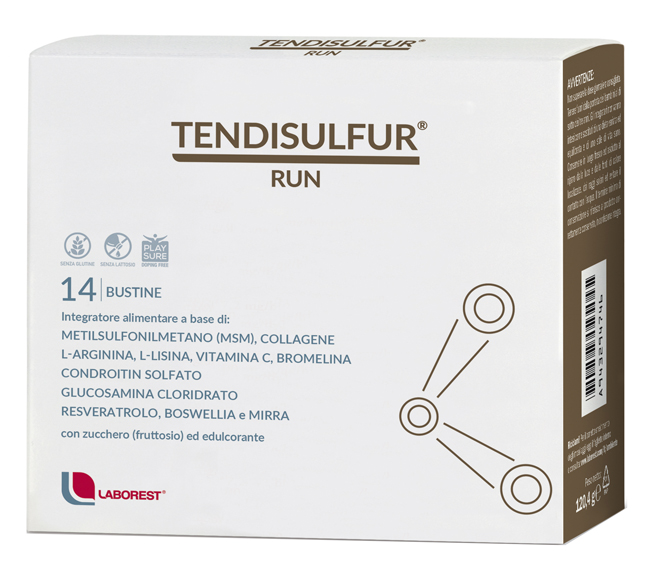 TENDISULFUR RUN 14 BUSTINE - Farmacia Artemisia di Montecuollo Dott. Angelo snc