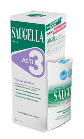 SAUGELLA ACTI3 250 ML + ASSORBENTI INTERNI OMAGGIO - Farmacia Artemisia di Montecuollo Dott. Angelo snc