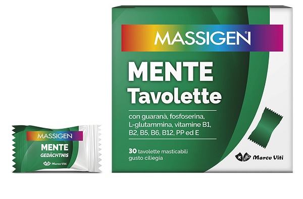 MASSIGEN MENTE 30 TAVOLETTE MASTICABILI - Farmacia Artemisia di Montecuollo Dott. Angelo snc