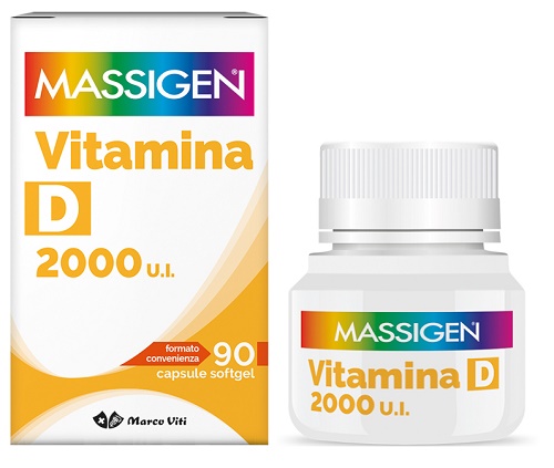 MASSIGEN VITAMINA D 2000 UI 90 CAPSULE SOFTGEL - Farmacia Artemisia di Montecuollo Dott. Angelo snc