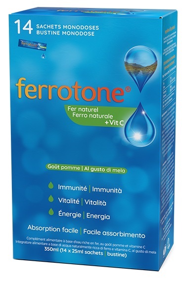 FERROTONE APPLE 14 BUSTINE - Farmacia Artemisia di Montecuollo Dott. Angelo snc