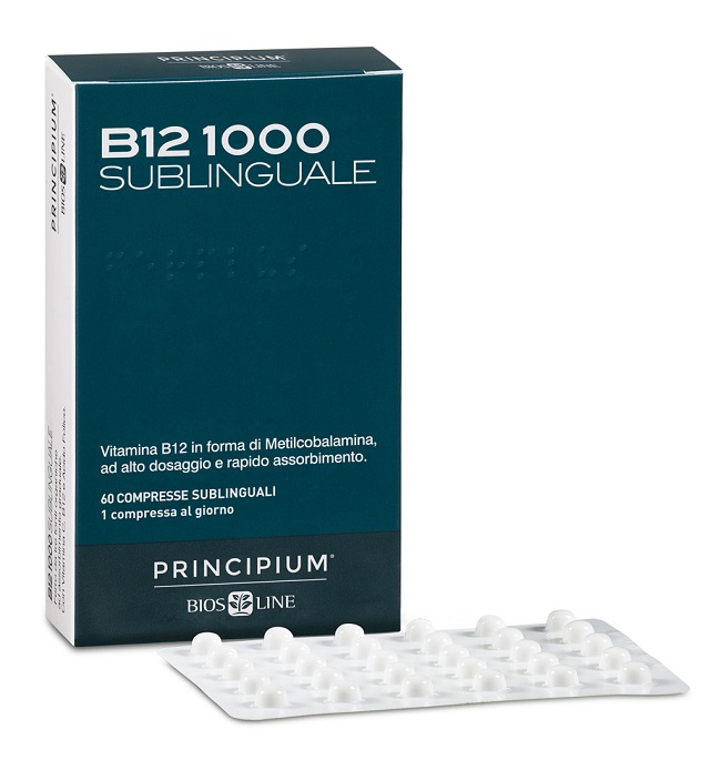 PRINCIPIUM B12 1000 60 COMPRESSE SUBLINGUALI - Farmacia Artemisia di Montecuollo Dott. Angelo snc