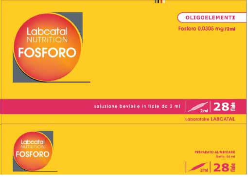 LABCATAL NUTRITION FOSFORO 28 FIALE X 2 ML - Farmacia Artemisia di Montecuollo Dott. Angelo snc