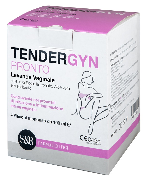 TENDERGYN PRONTO LAVANDA VAGINALE A BASE DI SODIO IALURONATO ALOE VERA E MAGARLDRATO 4X100 ML - Farmacia Artemisia di Montecuollo Dott. Angelo snc
