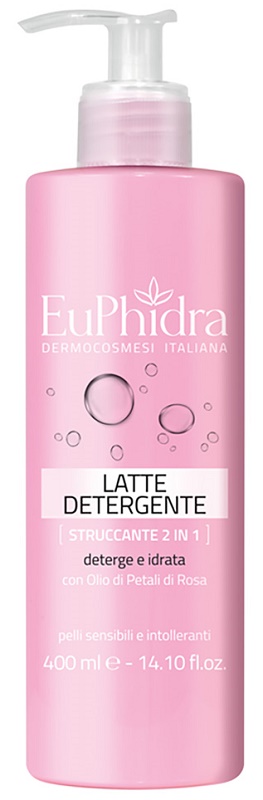 EUPHIDRA LATTE DETERGENTE STRUCCANTE 2IN1 400 ML - Farmacia Artemisia di Montecuollo Dott. Angelo snc