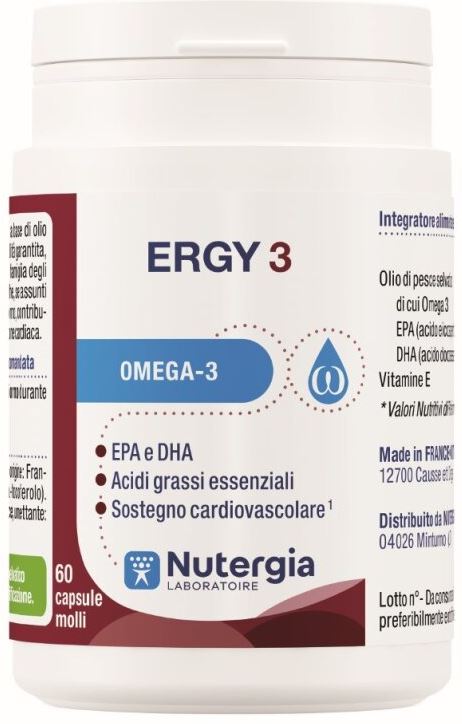 ERGY 3 60 CAPSULE - Farmacia Artemisia di Montecuollo Dott. Angelo snc