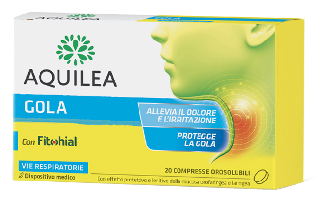 AQUILEA GOLA 20 COMPRESSE OROSOLUBILI - Farmacia Artemisia di Montecuollo Dott. Angelo snc