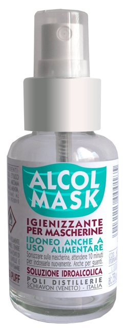 ALCOL MASK 50 ML IGIENIZZANTE MASCHERINE - Farmacia Artemisia di Montecuollo Dott. Angelo snc