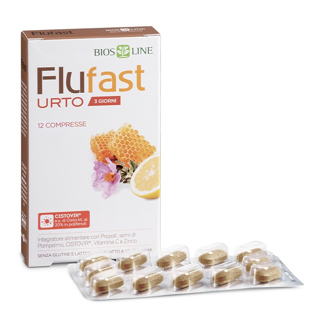 APIX PROPOLI FLUFAST URTO 3 GIORNI 12 COMPRESSE BIOSLINE - Farmacia Artemisia di Montecuollo Dott. Angelo snc
