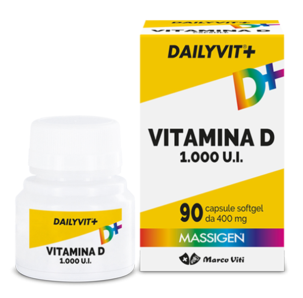DAILYVIT VITAMINA D 1000 UI 90 CAPSULE SOFTGEL - Farmacia Artemisia di Montecuollo Dott. Angelo snc