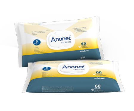 ANONET SALVIETTE 60 PEZZI - Farmacia Artemisia di Montecuollo Dott. Angelo snc