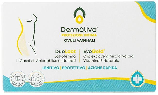 DERMOLIVO OVULI VAGINALI 10 PEZZI - Farmacia Artemisia di Montecuollo Dott. Angelo snc