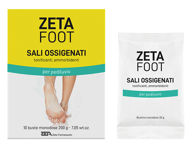 ZETAFOOT SALI OSSIGENATI 10X20 G - Farmacia Artemisia di Montecuollo Dott. Angelo snc
