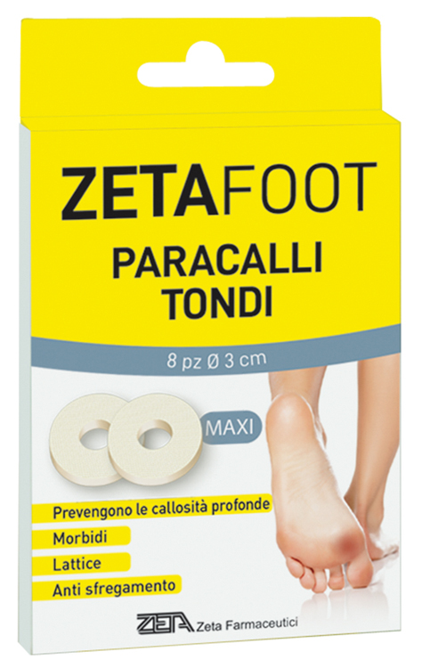ZETAFOOT PARACALLO GRANDE TONDO LATTICE 8 PEZZI - Farmacia Artemisia di Montecuollo Dott. Angelo snc