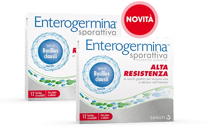 ENTEROGERMINA SPORATTIVA 12+12 BUSTINE ORODISPERSIBILI - Farmacia Artemisia di Montecuollo Dott. Angelo snc