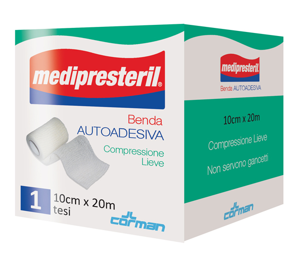 MEDIPRESTERIL BENDA AUTOADESIVA 10X2000 CM 1 PEZZO - Farmacia Artemisia di Montecuollo Dott. Angelo snc