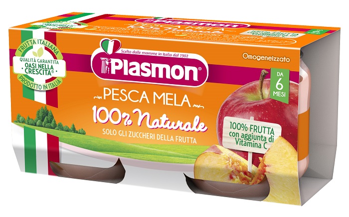 PLASMON OMOGENEIZZATO PESCA MELA 2 X 80 G - Farmacia Artemisia di Montecuollo Dott. Angelo snc
