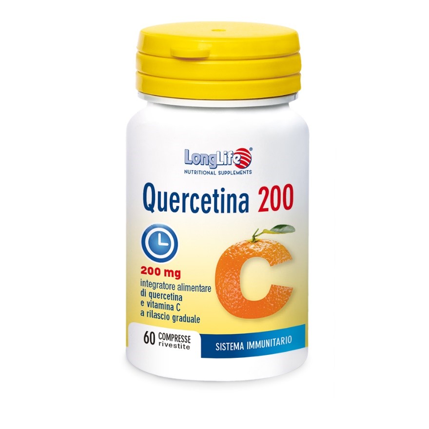 LONGLIFE QUERCETINA 200 60 COMPRESSE RIVESTITE - Farmacia Artemisia di Montecuollo Dott. Angelo snc