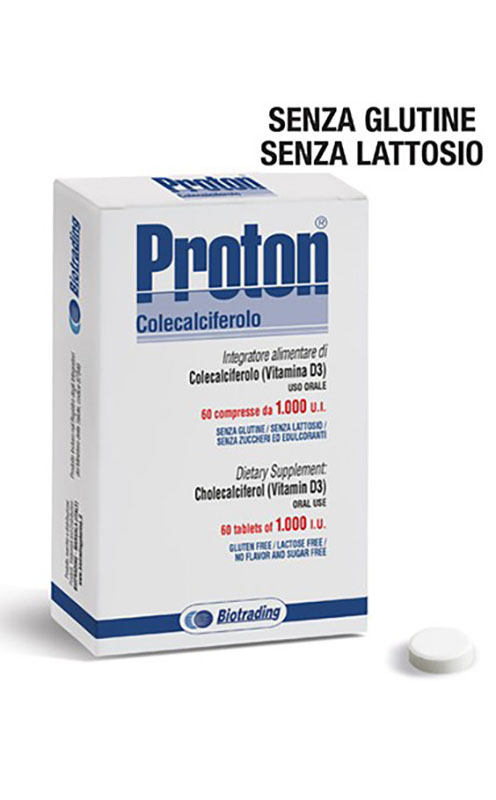 PROTON 60 COMPRESSE 1000 UI - Farmacia Artemisia di Montecuollo Dott. Angelo snc