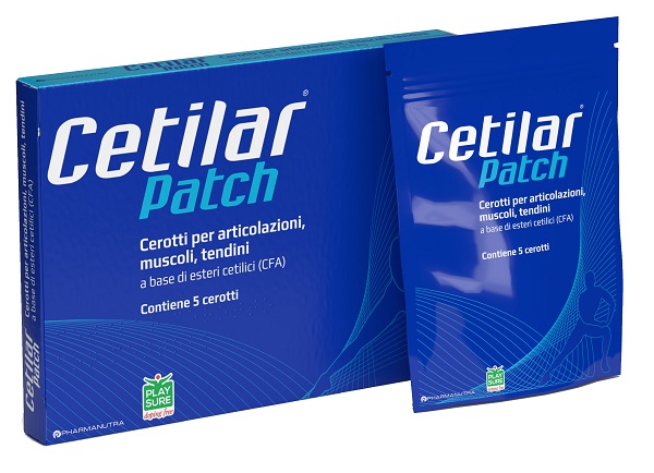 CEROTTO MONOUSO CETILAR PATCH PER ARTICOLAZIONI MUSCOLI E TENDINI 5 PEZZI - Farmacia Artemisia di Montecuollo Dott. Angelo snc
