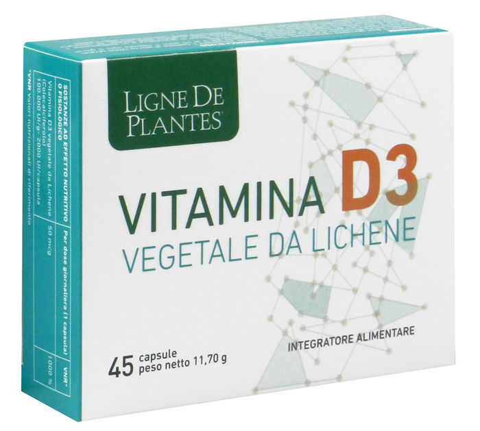LIGNE DE PLANTES VITAMINA D3 VEGETALE 45 CAPSULE - Farmacia Artemisia di Montecuollo Dott. Angelo snc