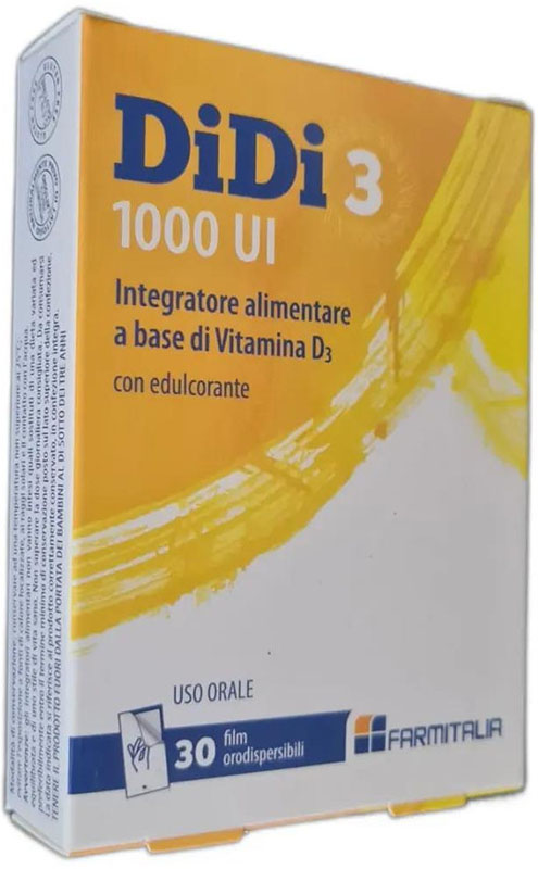 DIDI3 1000 UI 30 FILM ORODISPERSIBILI - Farmacia Artemisia di Montecuollo Dott. Angelo snc