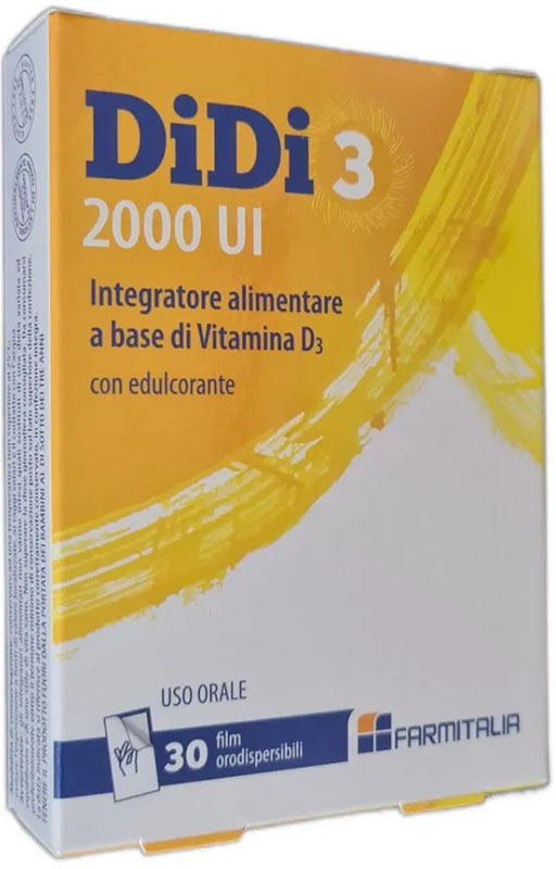 DIDI3 2000 UI 30 FILM ORODISPERSIBILI - Farmacia Artemisia di Montecuollo Dott. Angelo snc