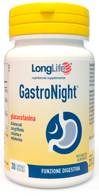 LONGLIFE GASTRONIGHT 30 CAPSULE VEGETALI - Farmacia Artemisia di Montecuollo Dott. Angelo snc