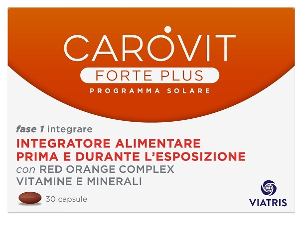 CAROVIT FORTE PLUS PROGRAMMA SOLARE 30 CAPSULE BL - Farmacia Artemisia di Montecuollo Dott. Angelo snc