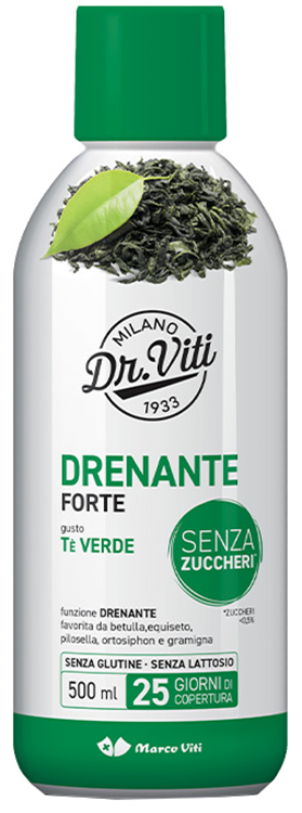 DRENANTE FORTE TE' VERDE 500 ML - Farmacia Artemisia di Montecuollo Dott. Angelo snc