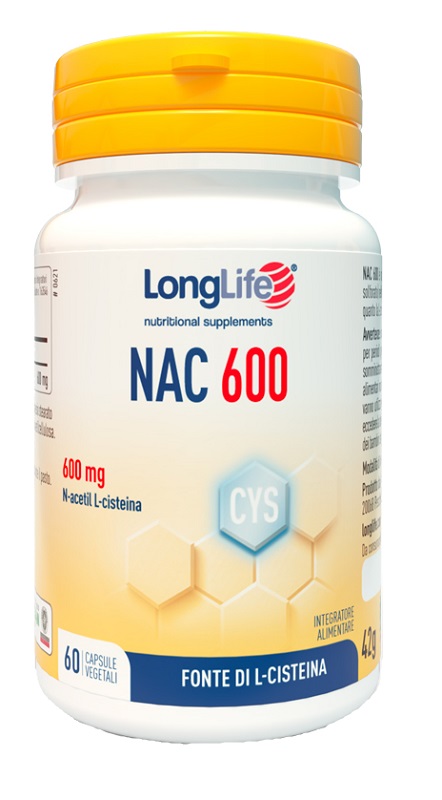 LONGLIFE NAC 600MG 60 CAPSULE - Farmacia Artemisia di Montecuollo Dott. Angelo snc