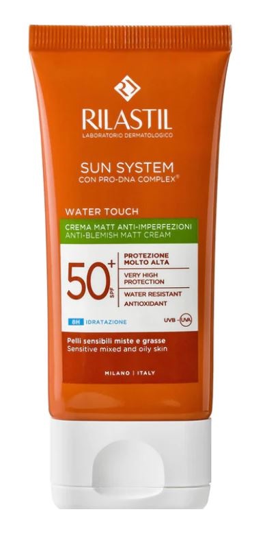 RILASTIL SUN SYSTEM WATER TOUCH MAT CREMA SPF50+ 50 ML - Farmacia Artemisia di Montecuollo Dott. Angelo snc