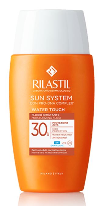 RILASTIL SUN SYSTEM WATER TOUCH FLUIDO SPF30 50 ML - Farmacia Artemisia di Montecuollo Dott. Angelo snc