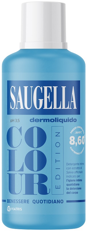 SAUGELLA DERMOLIQUIDO COLOUR EDITION DETERGENTE INTIMO 500 ML - Farmacia Artemisia di Montecuollo Dott. Angelo snc