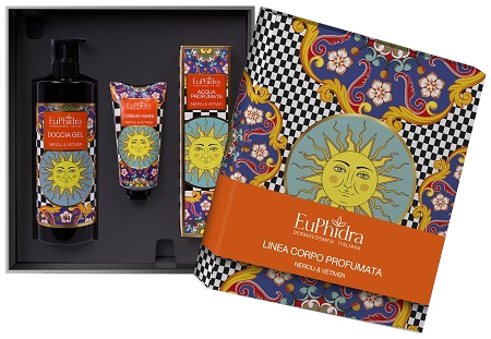 EUPHIDRA COFANETTO NEROLI & VETIVER 1 DOCCIA GEL 400 ML + 1 ACQUA PROFUMATA 125 ML + 1 CREMA MANI 50 ML - Farmacia Artemisia di Montecuollo Dott. Angelo snc