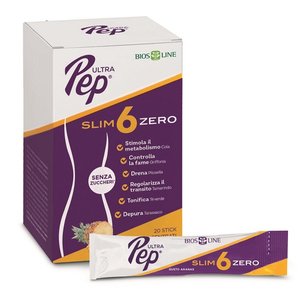 ULTRA PEP SLIM 6 ZERO ANANAS 20 STICK - Farmacia Artemisia di Montecuollo Dott. Angelo snc