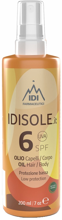 IDISOLE-IT SPF6 OLIO CORPO CAPELLI 200 ML - Farmacia Artemisia di Montecuollo Dott. Angelo snc