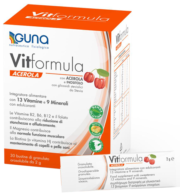 VITFORMULA ACEROLA 30 STICK 2 G - Farmacia Artemisia di Montecuollo Dott. Angelo snc