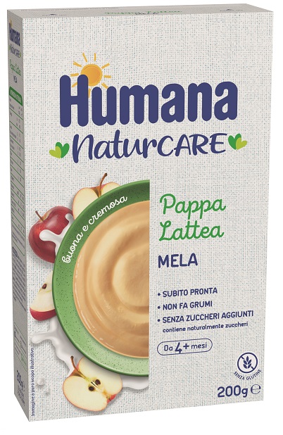 HUMANA PAPPA LATTEA MELA 200 G - Farmacia Artemisia di Montecuollo Dott. Angelo snc