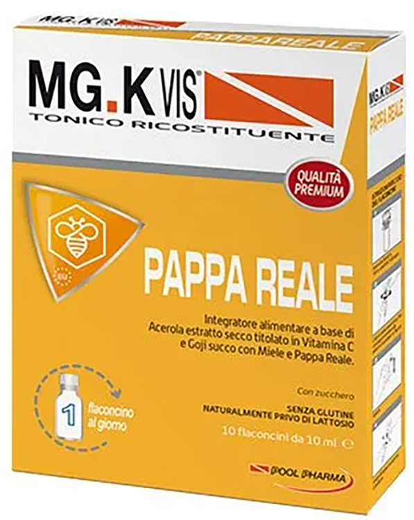 MGK VIS TONICO RICOSTITUENTE PAPPA REALE 10 FLACONCINI DA 10 ML - Farmacia Artemisia di Montecuollo Dott. Angelo snc