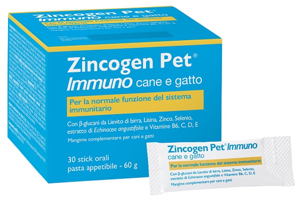 ZINCOGEN PET IMMUNO PASTA 30 STICK - Farmacia Artemisia di Montecuollo Dott. Angelo snc