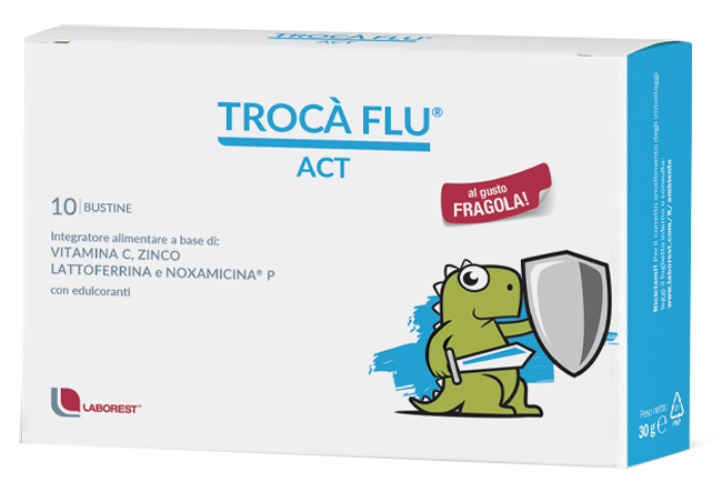 TROCA' FLU ACT 10 BUSTINE - Farmacia Artemisia di Montecuollo Dott. Angelo snc