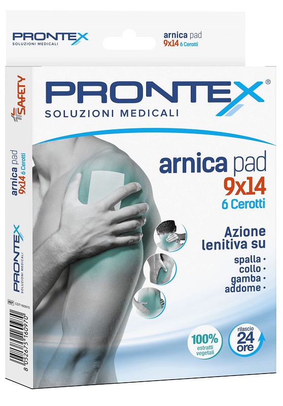 CEROTTO PRONTEX ARNICA PAD 9 X 14 6 PEZZI - Farmacia Artemisia di Montecuollo Dott. Angelo snc