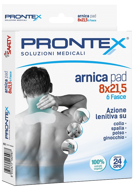 FASCIA PRONTEX ARNICA PAD 8 X 21 ,5 6 PEZZI - Farmacia Artemisia di Montecuollo Dott. Angelo snc