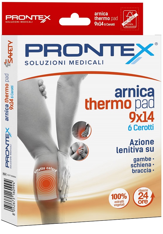 CEROTTO PRONTEX ARNICA THERO PAD 9 X 14 6 PEZZI - Farmacia Artemisia di Montecuollo Dott. Angelo snc