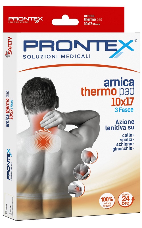 FASCIA PRONTEX ARNICA THERMO PAD 10 x 17 3 PEZZI - Farmacia Artemisia di Montecuollo Dott. Angelo snc